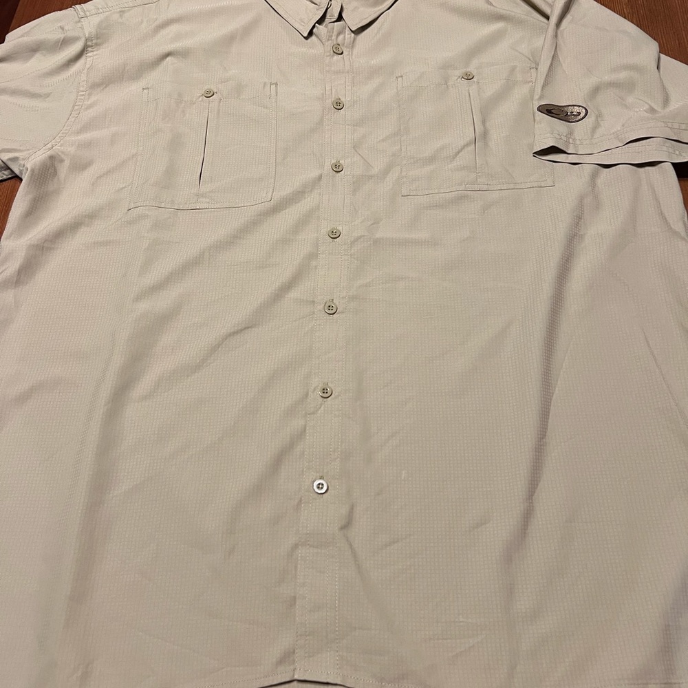 Drake Khaki Short Sleeve Shirt